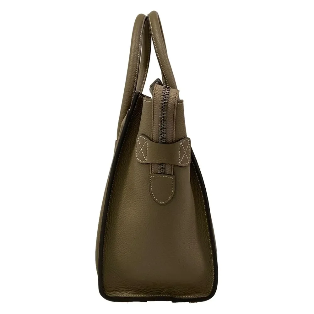 Celine Luggage Micro Shopper Handbag 167793DRU.09SO Souris(Gray Beige)